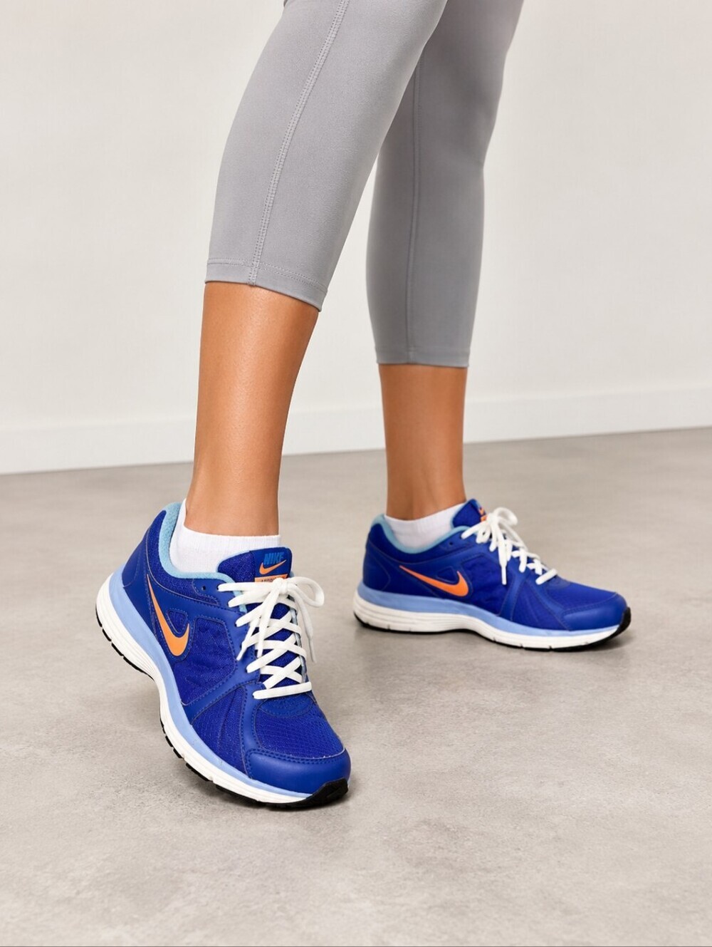 Nike Dual Fusion ST3 Running Shoes Blue Coral 657498-400 Women's Size 5.5 EUC